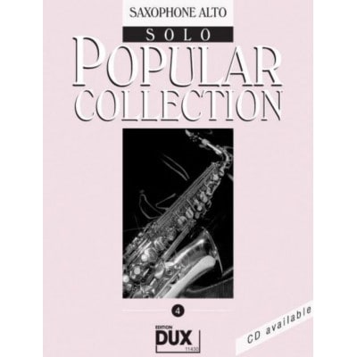 POPULAR COLLECTION 4 - SAXOPHONE ALTO SOLO