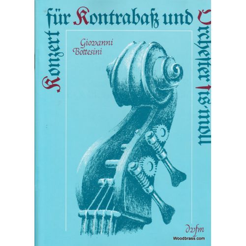 BOTTESINI G. - KONZERT FÜR KONTRABASS Fis-MOLL - CONTREBASSE & PIANO