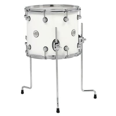 DW DRUM WORKSHOP TOM BASSE DESIGN 14X12 WHITE GLOSS