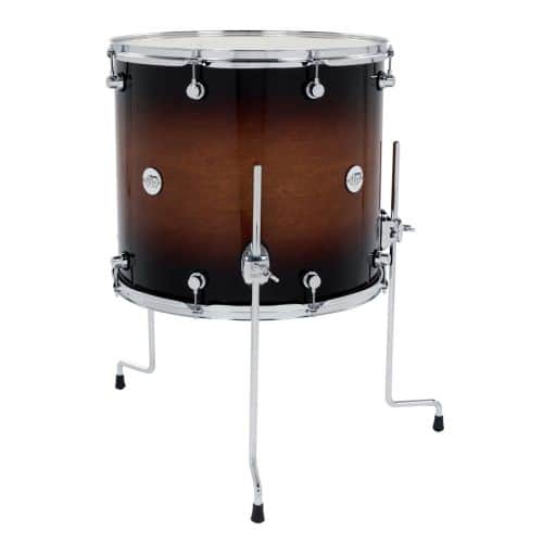 FLOOR TOM DESIGN BLACK SATIN 18X16