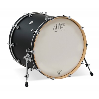 DW DRUM WORKSHOP 22X18 Design Black Satin