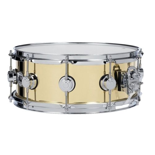 DW DRUM WORKSHOP SNARE DRUM BRASS 14X5,5"