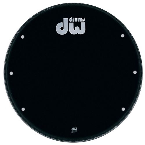 PELLE BASS DRUM EBONY 24