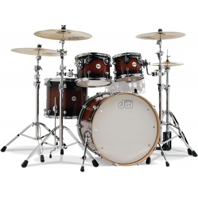 DW DRUM WORKSHOP DW DESIGN STAGE 22 4 FUTS TOBACCO BURST