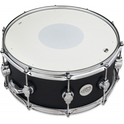 dw DDLM0614SSBL [Design Series Maple Snare， 14''×6'' / Black Satin]