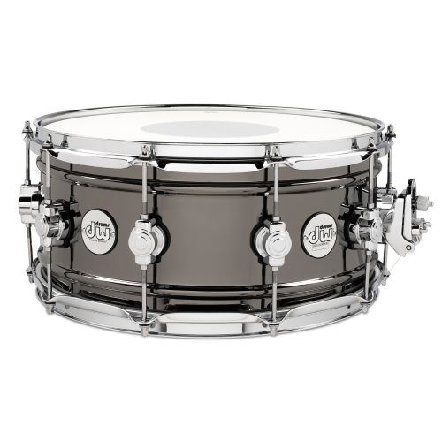 DW DRUM WORKSHOP DESIGN BLACK BRASS 14 X 6.5"