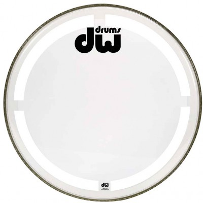 DW DRUM WORKSHOP Peau De Grosse Caisse Coated Clear 23" CC-23K