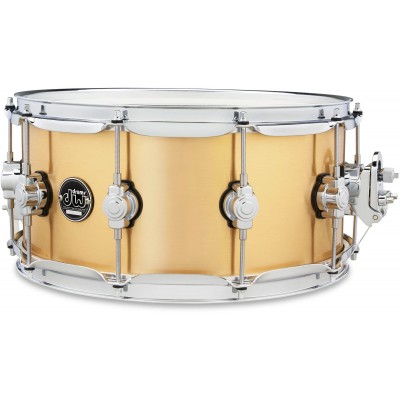 DW DRUM WORKSHOP Performance Polished brass 14X6.5" 
