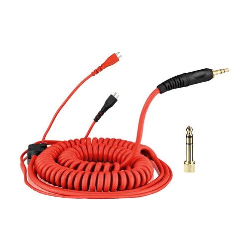 ZOMO SPIRAL CABLE DELUXE FOR SENNHEISER HEADPHONE HD 25 3,5 RED