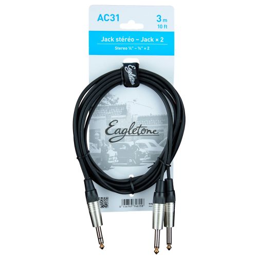 EAGLETONE AC31 - JACK MALE STEREO / 2 JACK MALE - 3M