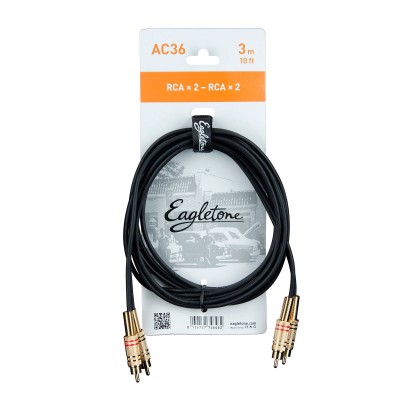 EAGLETONE AC36 - 2 RCA / 2 RCA - 3M