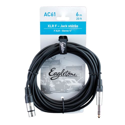 AC61 - XLR FEMELLE / JACK STEREO - 6M