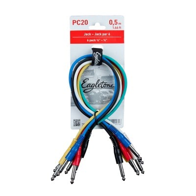 PC20 - PATCH JACK / JACK (LOT DE 6) - 50CM