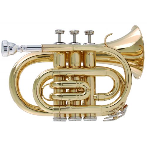 perfk Trompette De Poche En Nylon Accessoire De Trompette Portable/à Une épaule/Sac à
