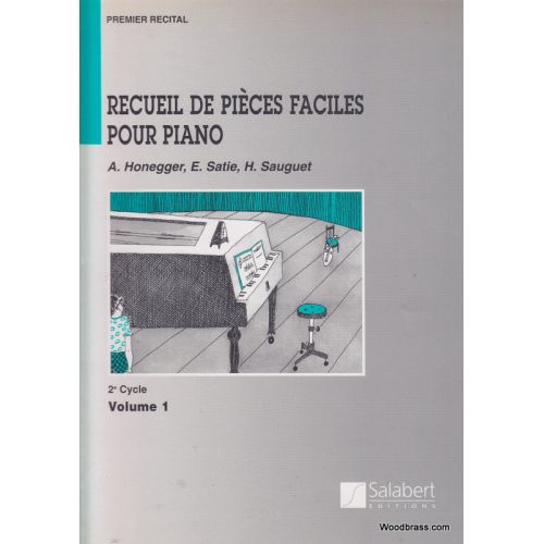 SALABERT RECUEIL DE PIECES FACILES POUR PIANO VOL.1