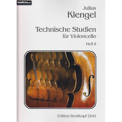 EDITION BREITKOPF KLENGEL J. - TECHNISCHE STUDIEN, BAND 2 - VIOLONCELLE