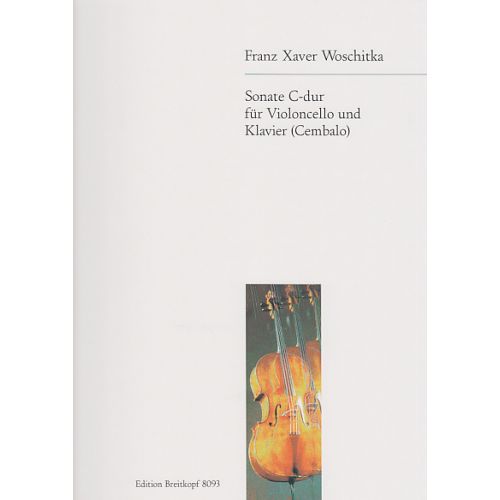 EDITION BREITKOPF WOSCHITKA F. X. - SONATA C-DUR - VIOLONCELLE ET PIANO