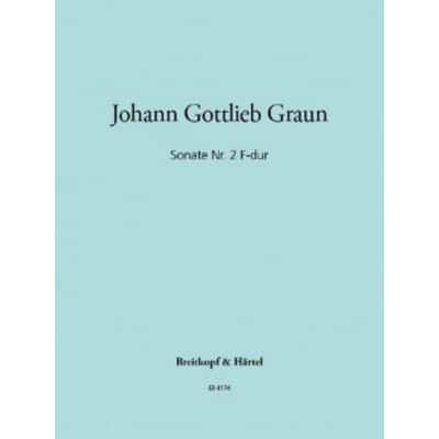 EDITION BREITKOPF GRAUN JOHANN GOTTLIEB - SONATE NR. 2 F-DUR - VIOLA, BASSO CONTINUO
