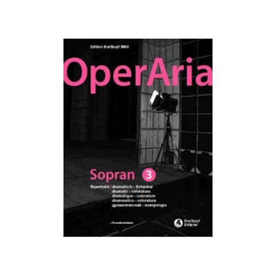 EDITION BREITKOPF OPERARIA SOPRANO 3