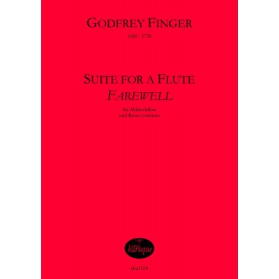 FINGER GODFREY - SUITE FOR A FLUTE 