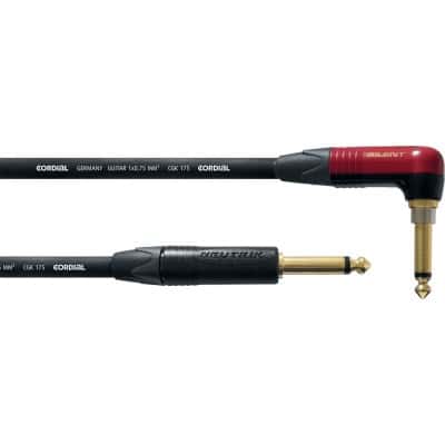 CABLE GUITARE JACK DROIT/COUD SILENT 3 M