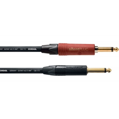 CORDIAL CABLE GUITARE JACK SILENT 6 M