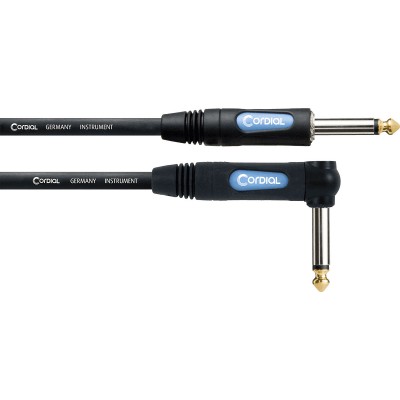 CORDIAL Cable Guitare Jack 1,5M Droit/Coud