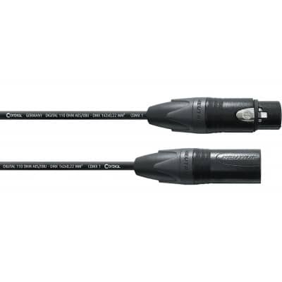 CORDIAL CDX3-1 DMX 5-PIN - 3 CONNECTED XLR MALE XLR FEMALE - 3M