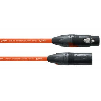 XLR MICROPHONE CABLE 5 M ORANGE