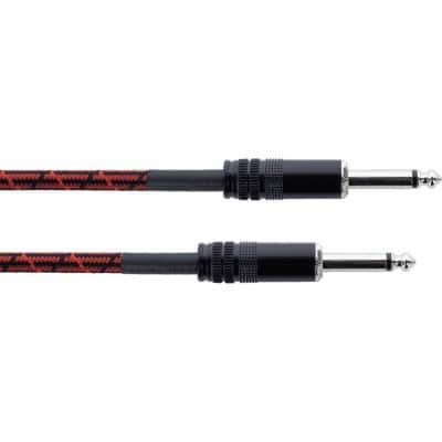 CABLE GUITARE JACK 3 M TWEED ROUGE