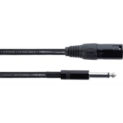 CORDIAL AUDIO CABLE XLR MALE / JACK MONO 5 M