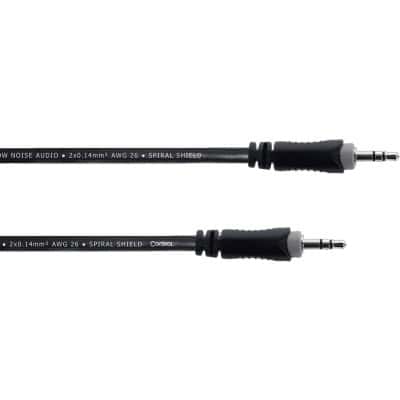 CORDIAL STEREO AUDIO CABLE MINI-JACK 1.5 M