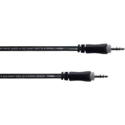 STEREO AUDIO CABLE MINI-JACK 1 M