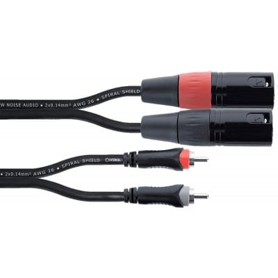 CORDIAL CBLE AUDIO DOUBLE XLR MLE / RCA 1,5 M