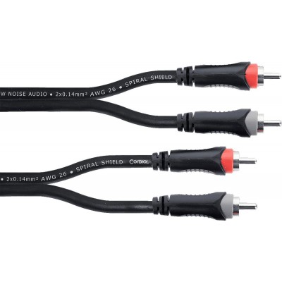 CORDIAL DUAL AUDIO CABLE RCA / RCA 3 M