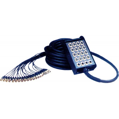YELLOW CABLE Multipaire 16 XLR 4 XLR 30 M