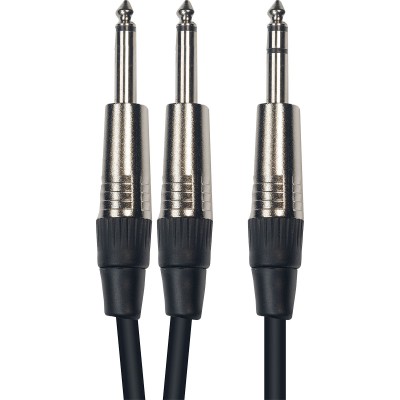 AUDIO CABLES MIXED CORDS 2 JACKS MONO MALE/J. STEREO MALE 6M