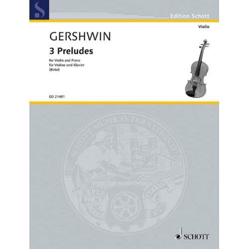 GERSHWIN G. - 3 PRELUDES - VIOLON