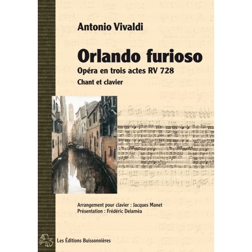 VIVALDI A. - ORLANDO FURIOSO - CHANT-PIANO 
