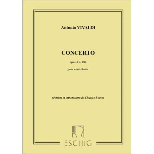 VIVALDI - CONCERTO OP 3 N 10 - CONTREBASSE