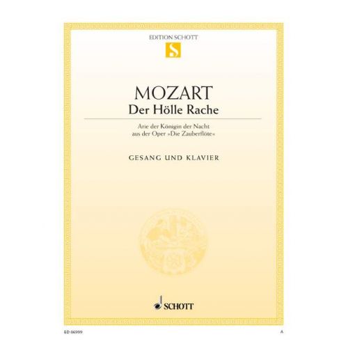 SCHOTT MOZART W.A. - THE MAGIC FLUTE - COLORATURA SOPRANO AND PIANO