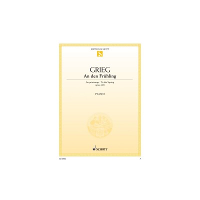 GRIEG E. - AU PRINTEMPS OP.43/6 - PIANO