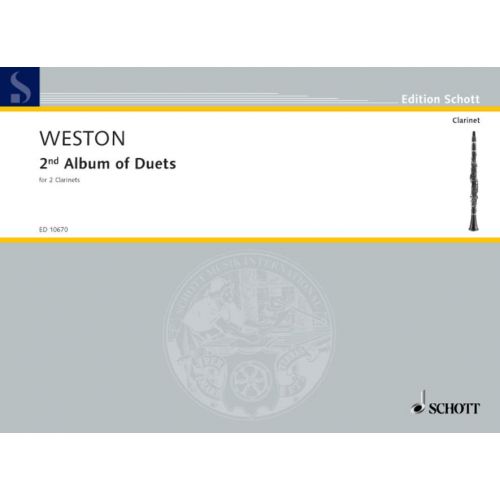 SCHOTT ALBUM OF DUETS VOL.2 - 2 CLARINETS