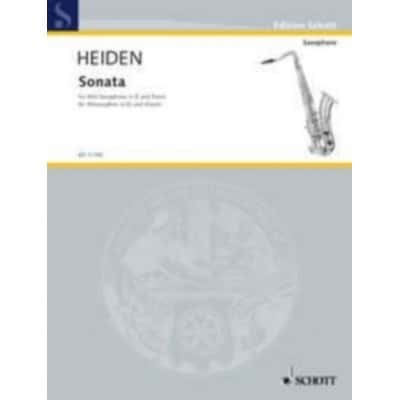 SCHOTT HEIDEN BERNHARD - SONATA - ALTO SAXOPHONE AND PIANO