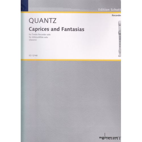 SCHOTT QUANTZ J. J. - CAPRICES AND FANTASIAS - FLB ALTO SOLO