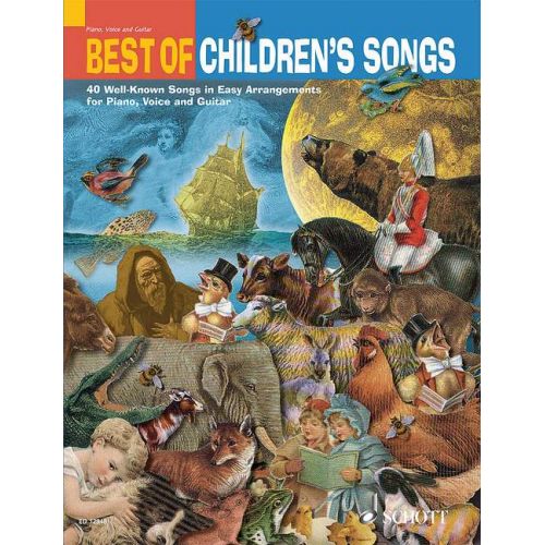 SCHOTT BEST OF CHILDREN'S SONGS - PIANO, VOICE AND GUITAR