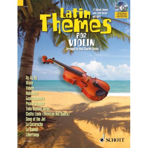 SCHOTT LATIN THEMES FOR VIOLIN + CD - VIOLIN