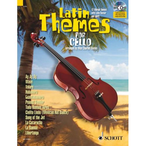 SCHOTT LATIN THEMES FOR CELLO + CD - CELLO
