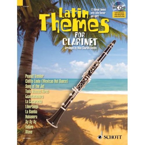 SCHOTT LATIN THEMES FOR CLARINET + CD - CLARINET
