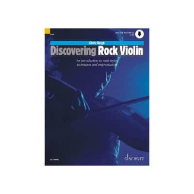 SCHOTT HAIGH CHRIS - DISCOVERING ROCK VIOLIN + AUDIO EN LIGNE